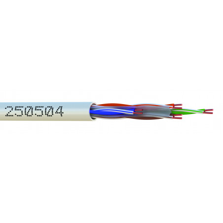 CABLE UTP CAT6 RESIDENTIEL - 1000T JUSQUA 70M DEVIDOIR 305M LSZH