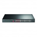 SWITCH 19'' 24 PORTS 10/100 POE+ 250 W + 2 COMBO LONG RANGE