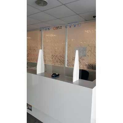 PROTECTION PLEXI PERSONALISEE COMPTOIRS ET BUREAUX 1000x800