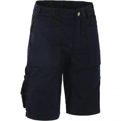 SHORT DE TRAVAIL OXFORD BLEU MARINE TAILLE 42 FRANCOFA EURODIS