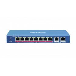 SWITCH NON MANAGEABLE L2 8XPOE 10/100M + 2XRJ45 1GB UPLINK 110W LONG RANGE 300M