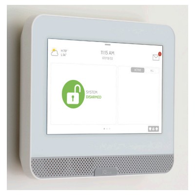 QOLSYS : IQ4 CENTRALE D'ALARME INTRUSION RADIO 128Z AVEC ECRAN POUR ALARM.COM