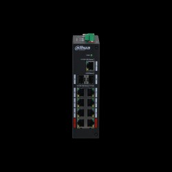 SWITCH INDUSTRIEL NON MANAGEABLE 8xPOE GIGABIT + 2x SFP BUDGET 90W