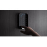 CLAVIER LED + LECTEUR DE BADGES RADIO BIDIRECTIONNEL NOIR