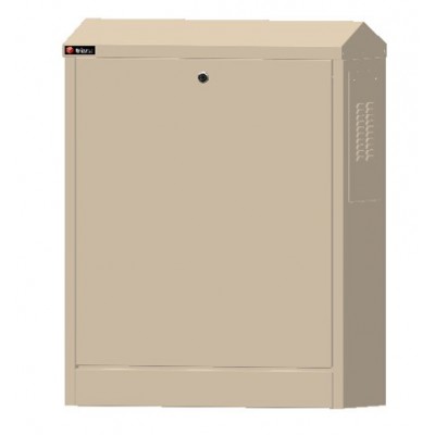 NC760(T3) ARMOIRE RUE IVOIRE METAL.985X760X335MM (CLÉ RÉF. 848615 EN SUS)