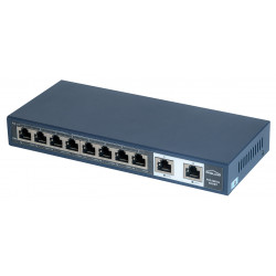 SWITCH ETHERNET GBIT POE 10 PORTS ( 8 GBIT POE + 2 GBIT)