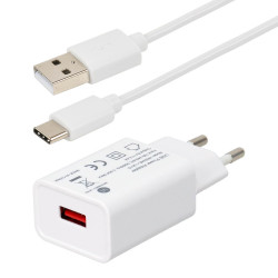 KIT chargeur mural USB A 12...