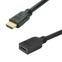 Cordon HDMI A M/F - 2m -...