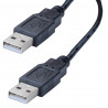 Cordon USB 2.0 A mâle / USB 2.0 mâle - noir - 3m