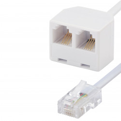 ADAPTATEUR 2 x RJ11 FEMELLE...