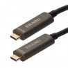 Cordon AOC - USB C M/M - 8K/60ips - prises métal - OR - 5m