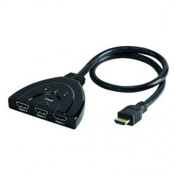 SELECTEUR HDMI 3 x 1 - AUTOMATIQUE (intEgrE sur cordon 50cm)