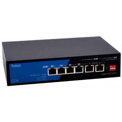 SWITCH 60W- 1×1000Mb/POE++ et 3×1000Mb/POE+ et 2×1000Mb