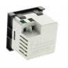 Plastron de charge - 2 x USB AF - 2 x 2.1A / 5V - 21W - anthracite - 45x45 mm