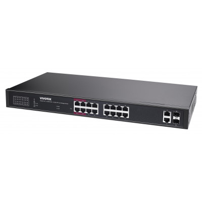 SWITCH POE MANAGEABLE 260W 16XGB(4X90W) + 2XGB UTP + 2X SFP NDAA 250M