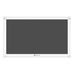 ECRAN 22'' MEDICAL FHD DP HDMI BNC SVIDEO CHASSIS METAL BLANC & DALLE VERRE 24V