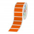 Rouleaux prédécoupés 50 x 25 mm - Orange / 1000 unités par rouleau