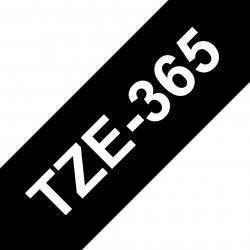 Ruban TZe365, 36mm Blanc...