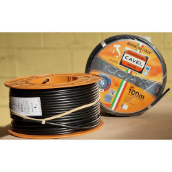 CABLE COAXIAL 17PATC NOIR - PE- 100 M EN SHRINK PACK