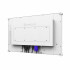 ECRAN 22'' MEDICAL FHD DP HDMI BNC SVIDEO CHASSIS METAL BLANC & DALLE VERRE 24V