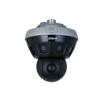 DOME PTZ IP 360° 8X 2MP 2.8MM + PTZ TRACK 4MP 25X WIZMIND IR100 MIC I/O IP67 36V