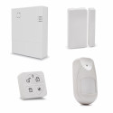 Kit LightSYS AIR IP/WIFI 4G Blanc avec téléco contact détecteur