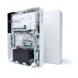 QOLSYS : IQPRO CENTRALE D'ALARME INTRUSION MIXTE 128Z PLASTIQUE POUR ALARM.COM