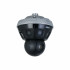 DOME PTZ IP 360° 8X 2MP 2.8MM + PTZ TRACK 4MP 25X WIZMIND IR100 MIC I/O IP67 36V