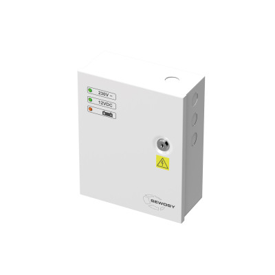 Alimentation secourue 12V - 3A en coffret métal (prévoir batterie 12V 7Ah)