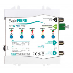 Récepteur Optique Wideband 2 SAT + TNT - SCD2/DSCR Légacy