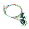 PIGTAIL OM4 50/125µ ST 1M RAIMBOW (LOT DE 12)