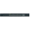 SWITCH 24 PORTS Gbps POE+ 375W + 4 PORTS SFP/RJ45 - RACKABLE